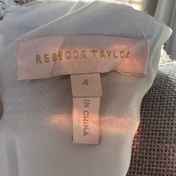 Rebecca Taylor Slub Suiting Dress Size 4 - Picture 8 of 14